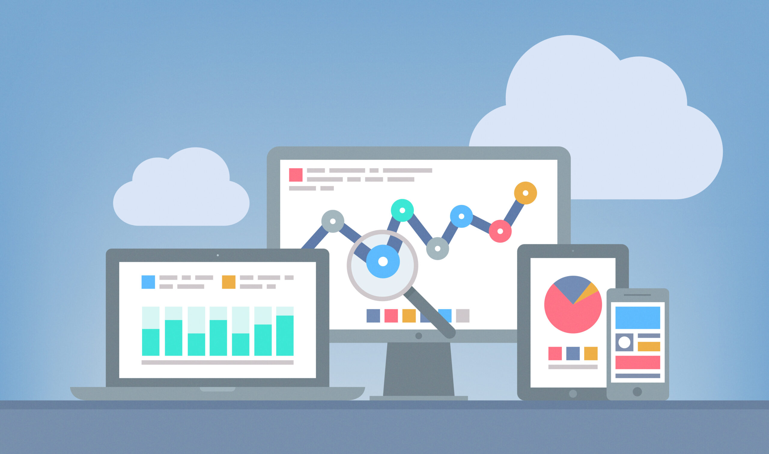 Flat,Design,Modern,Vector,Illustration,Concept,Of,Website,Analytics,And